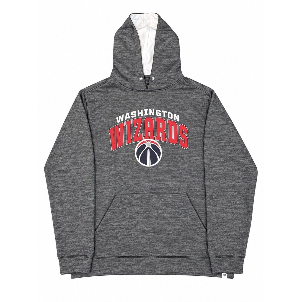 Fanatics Washington Wizards Hoodie Sweatshirt Men’s Size 4XL Gray Static TALL